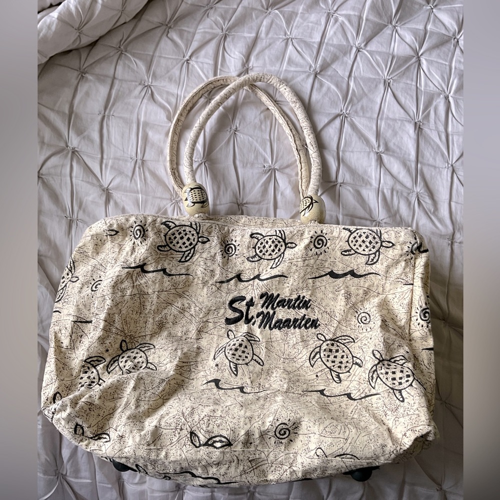 St Martin vacation tote travel bag